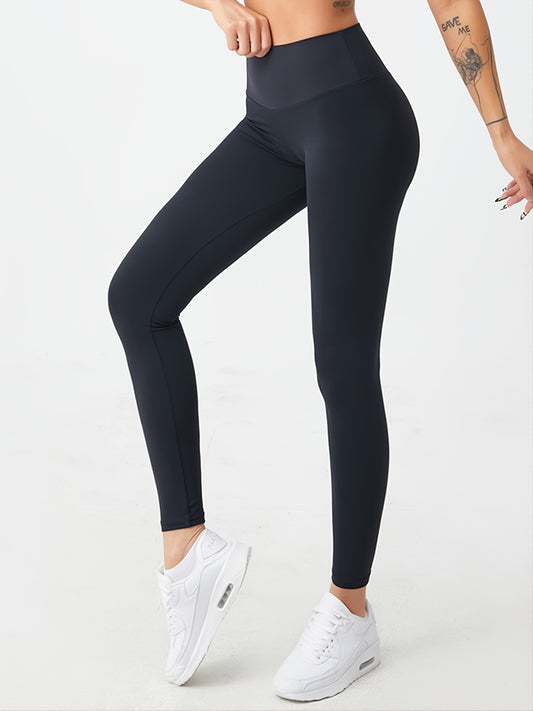 High Waist Yoga Pants with Booty Scrunch